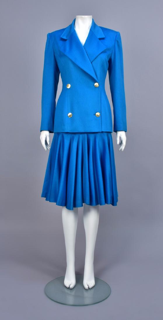 PATRICK KELLY BRUSHED WOOL SKIRT SUIT, FALL/WINTER 1989 (1 of 5)