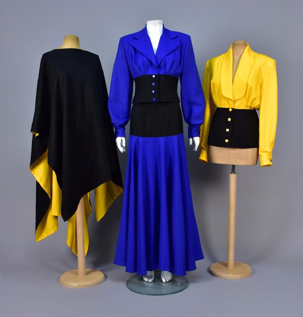 PATRICK KELLY BICOLOR SUIT and SEPARATES, 1980s (1 of 4)