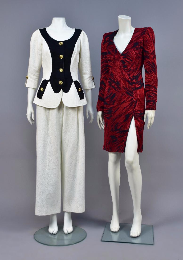 TWO CHRISTIAN LACROIX LADIES GARMENTS, 1980s (1 of 4)