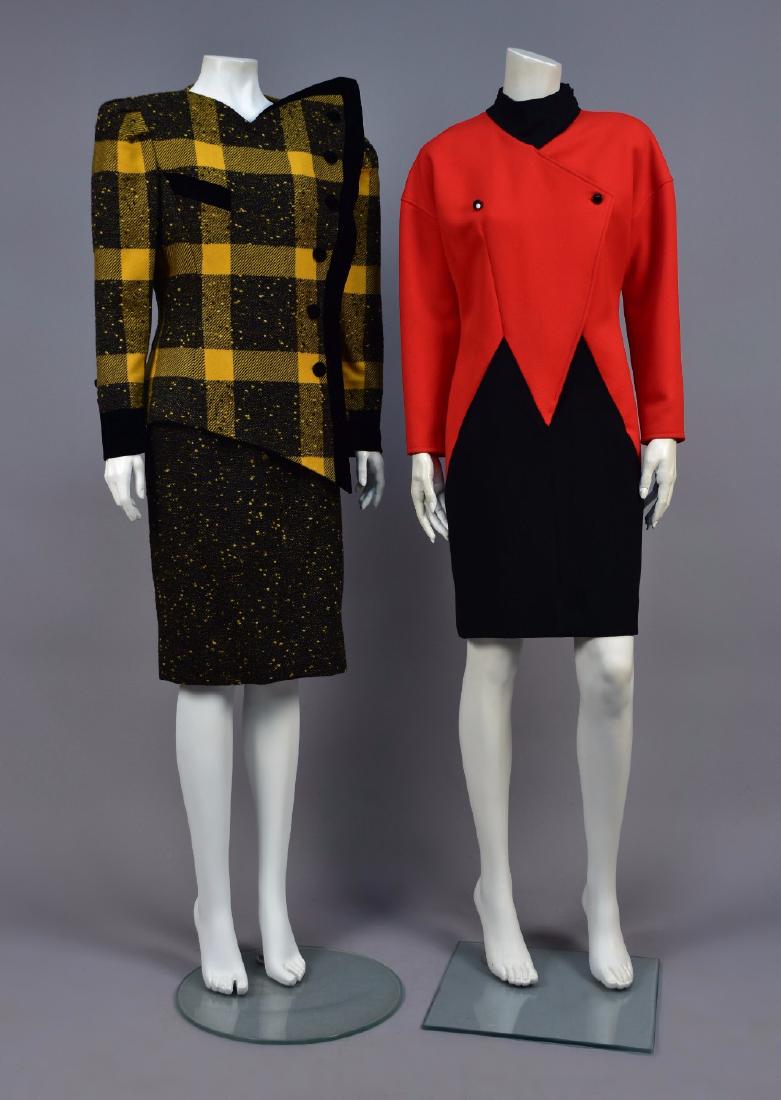 TWO PARIS DESIGNER WOOL GARMENTS, 1980s (1 of 6)