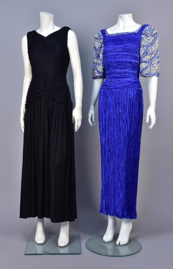 TWO DESIGNER EVENING DRESSES, 1980s and 1990s (1 of 5)