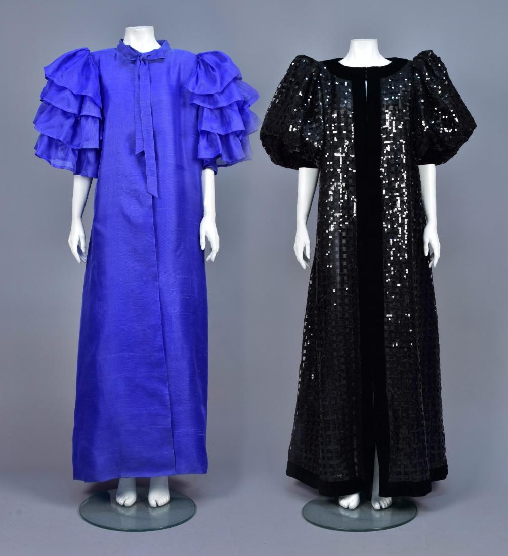 TWO GIVENCHY COUTURE EVENING COATS, 1984 and 1986 (1 of 6)