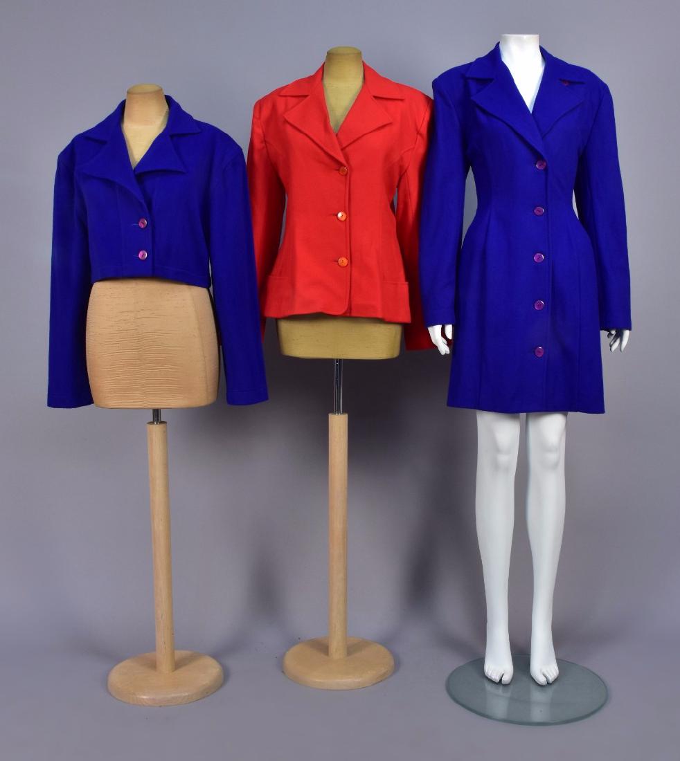 THREE PIECES PATRICK KELLY OUTERWEAR, 1980s (1 of 3)
