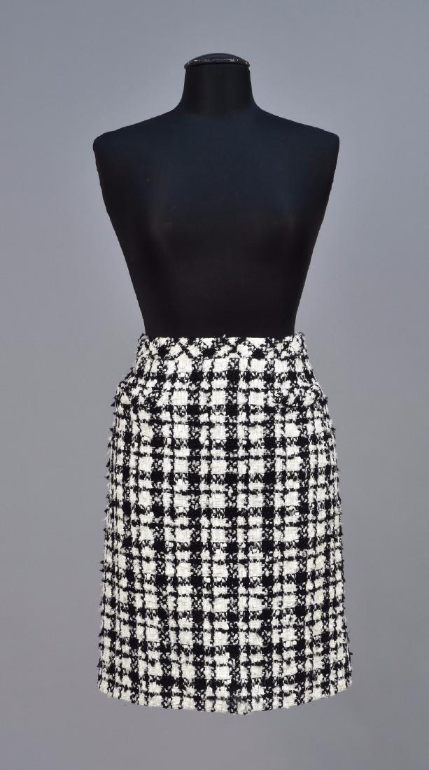 CHANEL NOVELTY WEAVE SEQUINED SKIRT (1 of 4)
