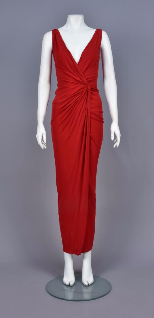 RANDOLPH DUKE KNIT SARONG STYLE  GOWN (1 of 3)