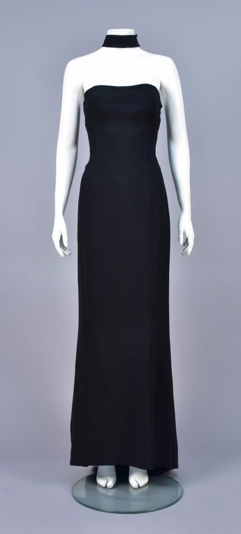 CLAUDE MONTANA TRAINED RACERBACK GOWN (1 of 4)