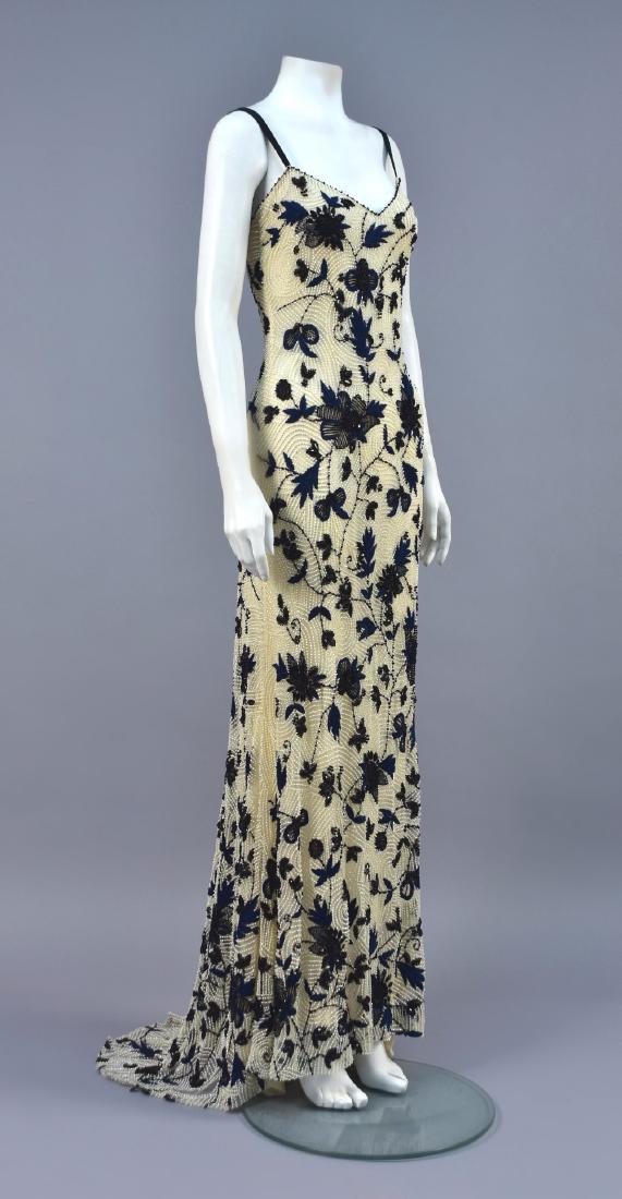 NAEEM KHAN BEADED and TRAINED EVENING GOWN (1 of 5)