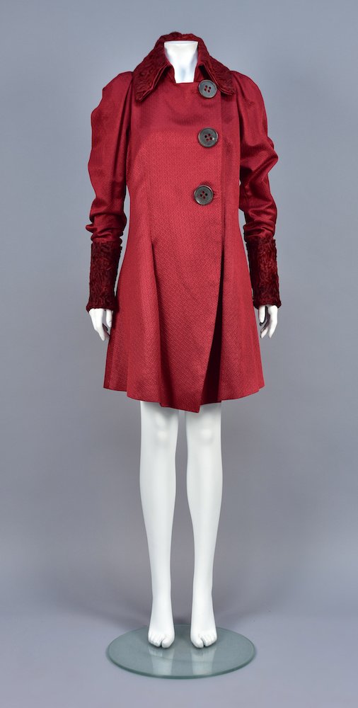 JOHN GALLIANO COAT with CURLY LAMB TRIM (1 of 4)
