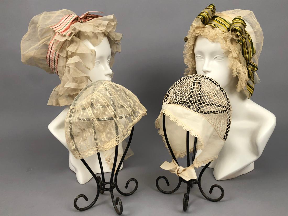 FOUR NET CAPS, 1800 - 1830 (1 of 5)