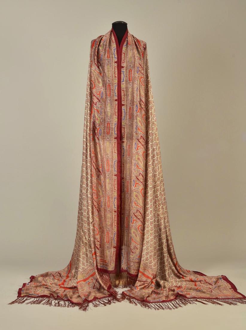 TWO PRINTED PAISLEY SHAWLS, 1835 - 1855 (1 of 6)