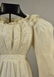 WHITE COTTON DRESS with BRODERIE ANGLAISE , 1820 - 3