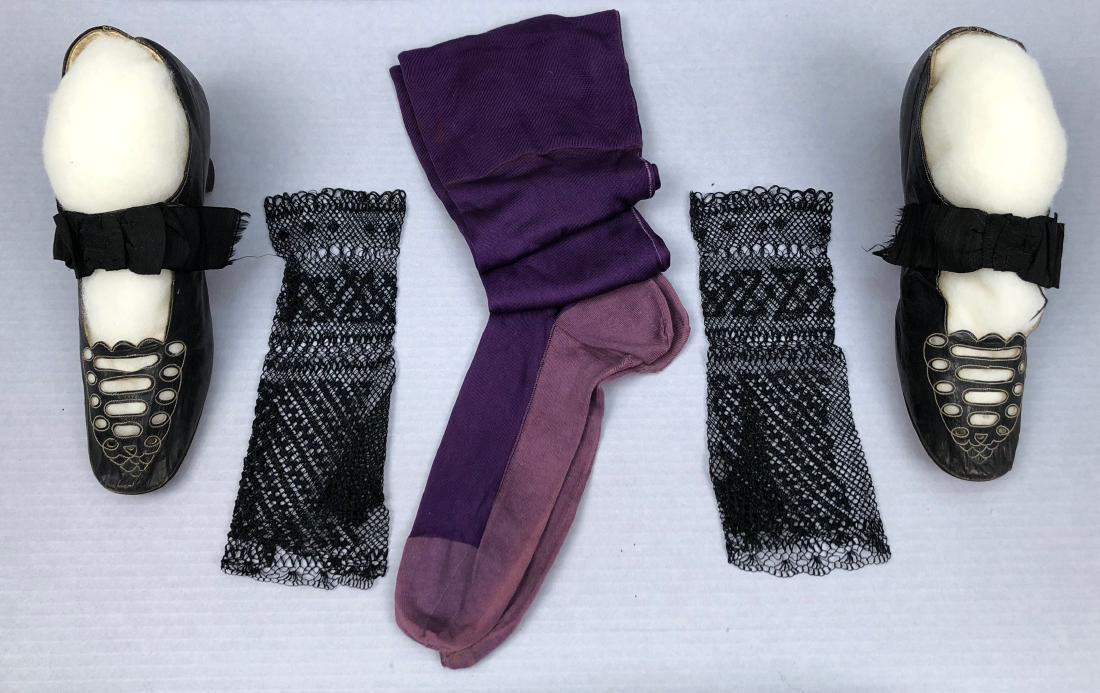 SHOES and STOCKINGS attributed to MRS. ULYSSES S. (1 of 1)