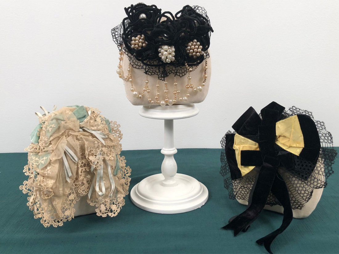 THREE HEADDRESSES, 1860s (1 of 1)