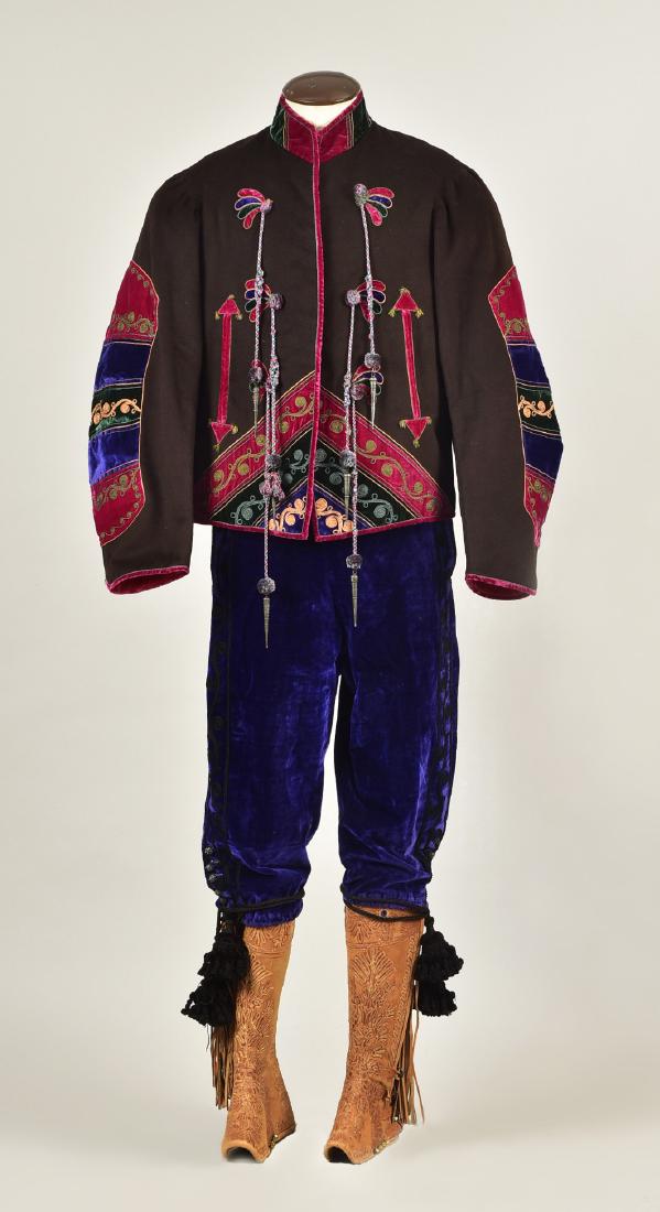 FOLK COSTUME, attributed to GENERAL BUTTERFIELD, 19th C (1 of 6)