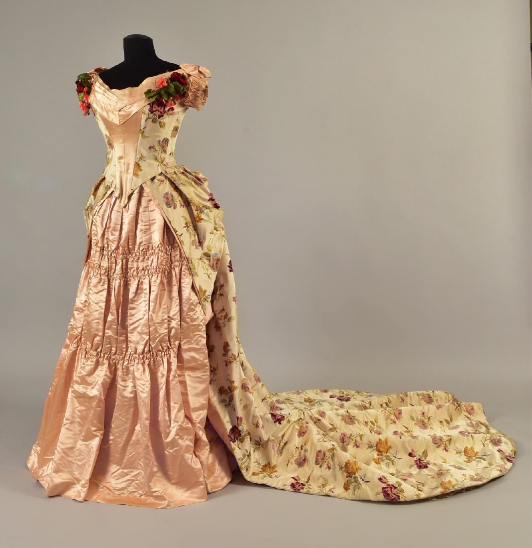 SATIN BALL GOWN, QUEEN LOUISE of DENMARK, 1881 (1 of 5)