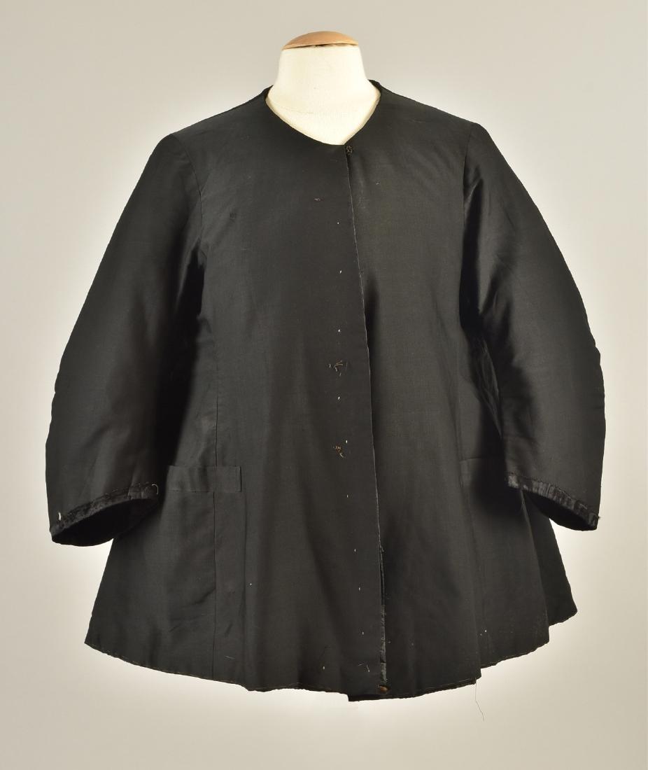 BLACK WOOL COAT, QUEEN VICTORIA, 1880s (1 of 3)