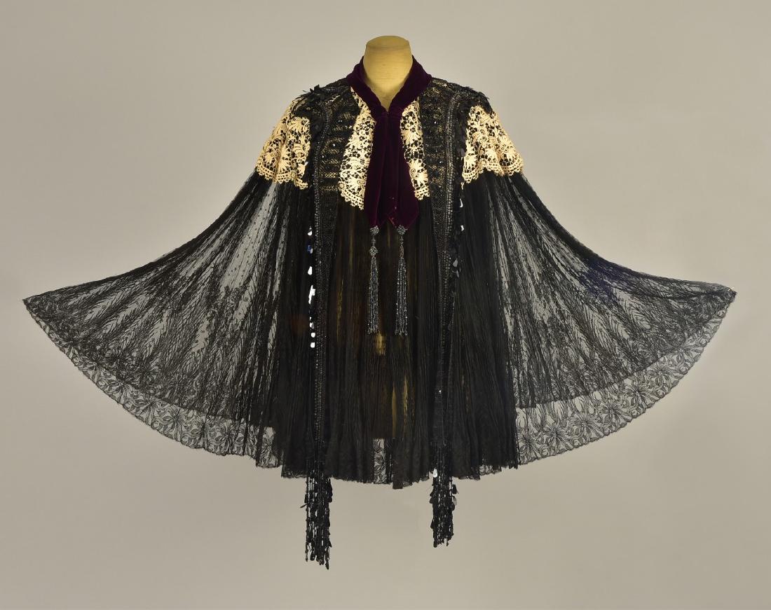WORTH LACE JACKET with SEQUINS and JET, 1890s (1 of 6)