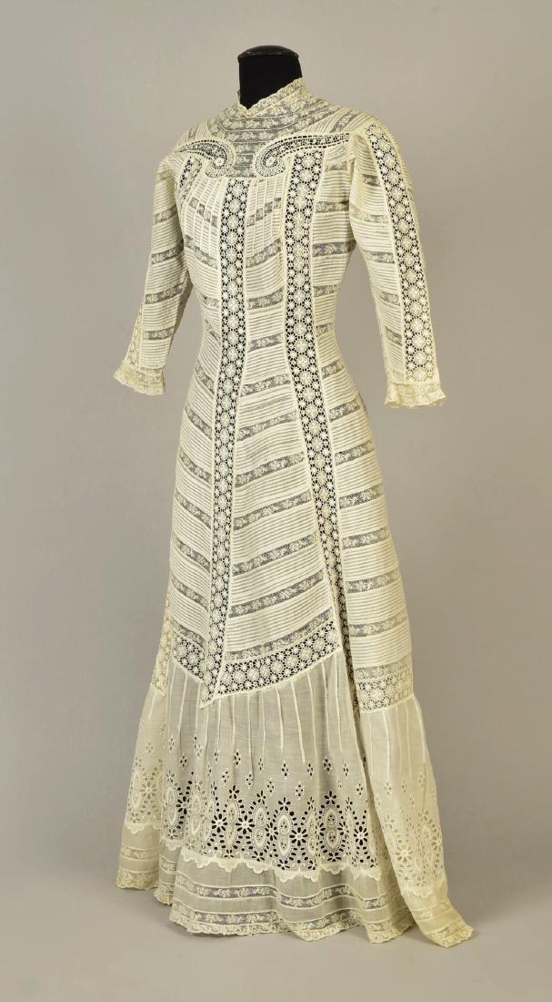 PRINCESSLINE VOILE and LACE DRESS, 1908 (1 of 4)