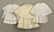 THREE CHILDREN'S WHITE COTTON COATS, c. 1900 - 2