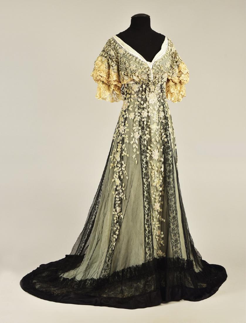 CONSUELO VANDERBILT'S BEADED GOWN, c. 1907, EXHIBITED (1 of 7)