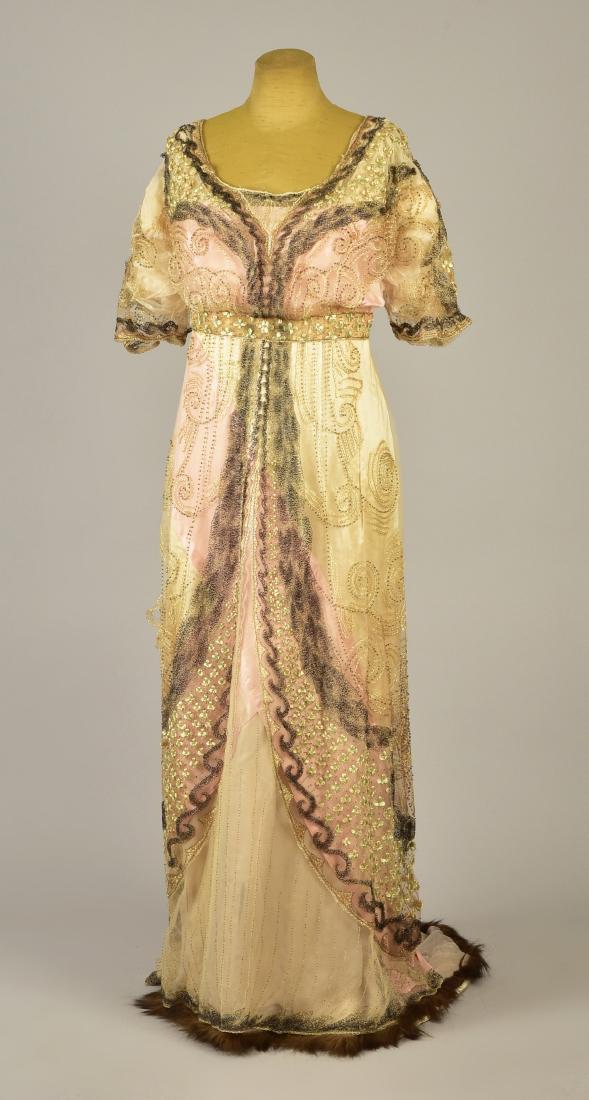 DOUCET EVENING GOWN, attributed to JULIA BUTTERFIELD, (1 of 6)