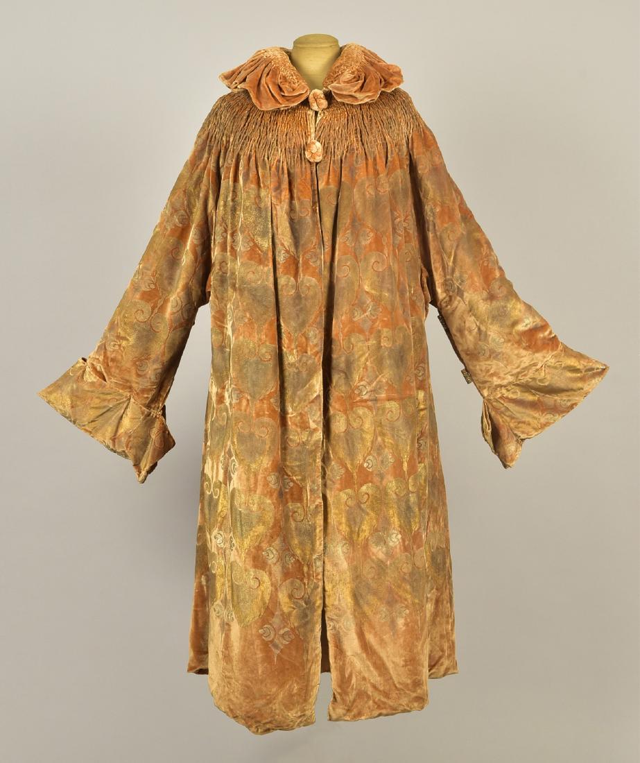 GALLENGA SATIN and VELVET COAT with DRESS, 1922 (1 of 6)