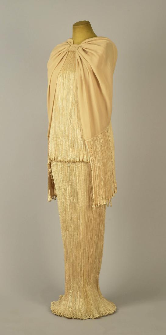 FORTUNY PEPLOS GOWN and CAPE, 1920s (1 of 6)