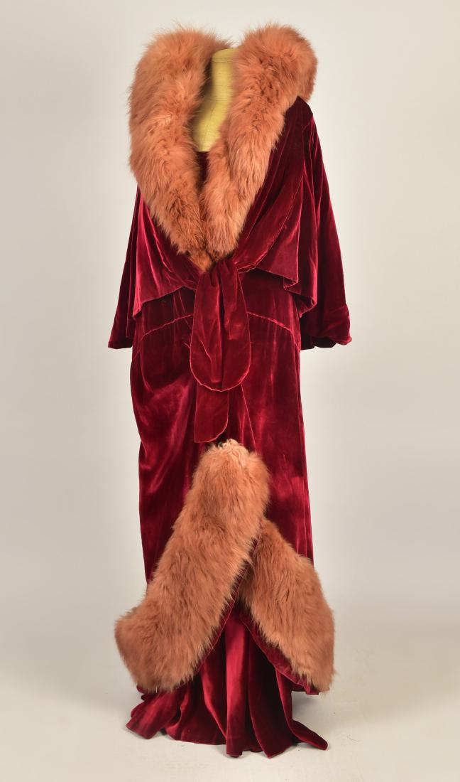 BEADED VELVET ENSEMBLE, 1929 (1 of 7)