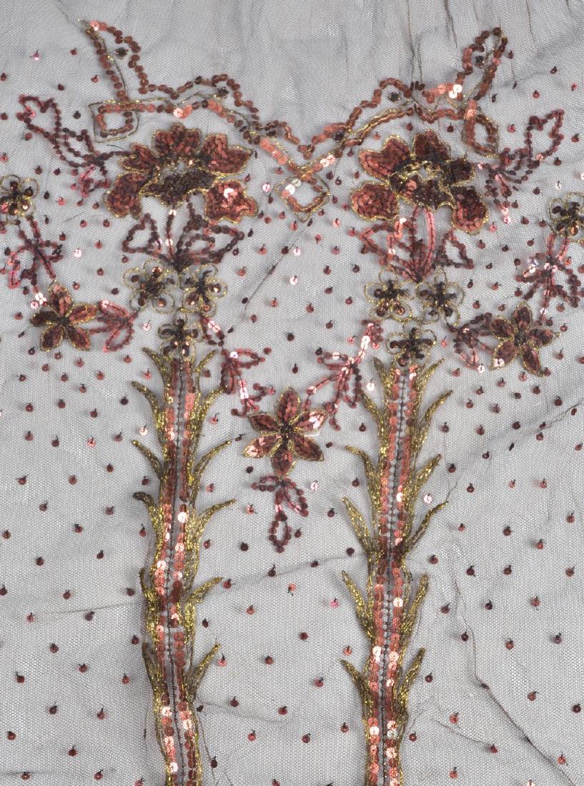 SEQUINED NET and LAME DRESS PARTS, c. 1905 (1 of 7)
