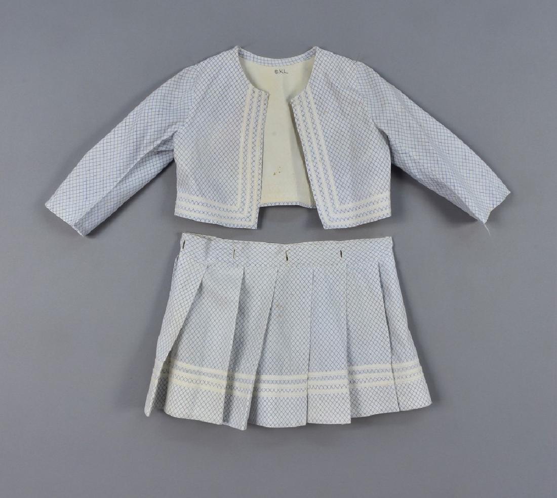 LITTLE BOYS PRINTED COTTON OUTFIT, LATE 19th C (1 of 4)