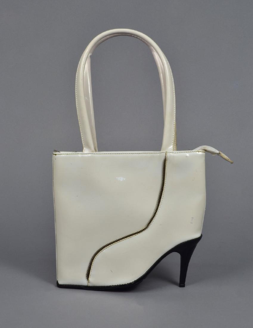 JIL SANDER SHOE-FORM PATENT LEATHER HANDBAG (1 of 5)