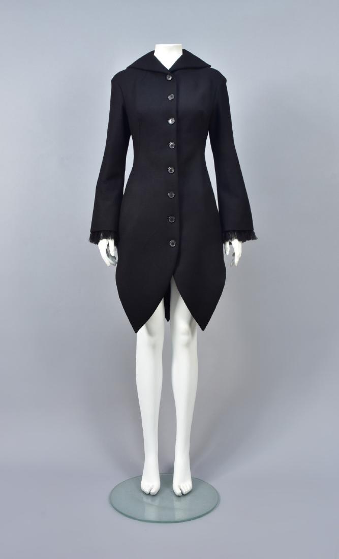 ALEXANDER McQUEEN WOOL REDINGOTE COAT, 2008 (1 of 5)