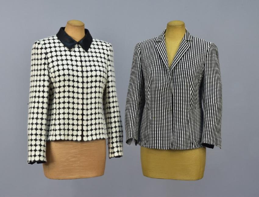 TWO AKRIS BLACK and WHITE JACKETS (1 of 4)