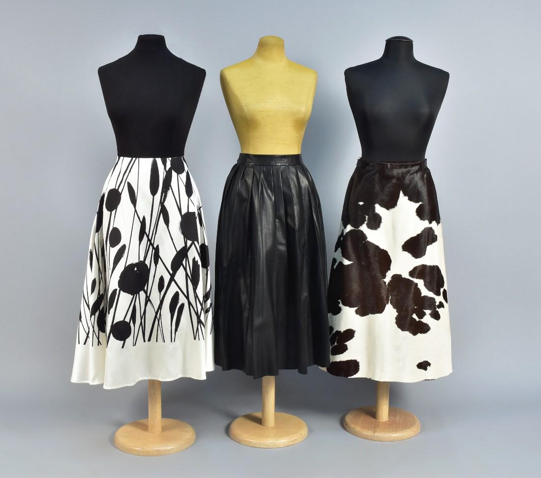 TWO DESIGNER PRINTED SKIRTS (1 of 3)