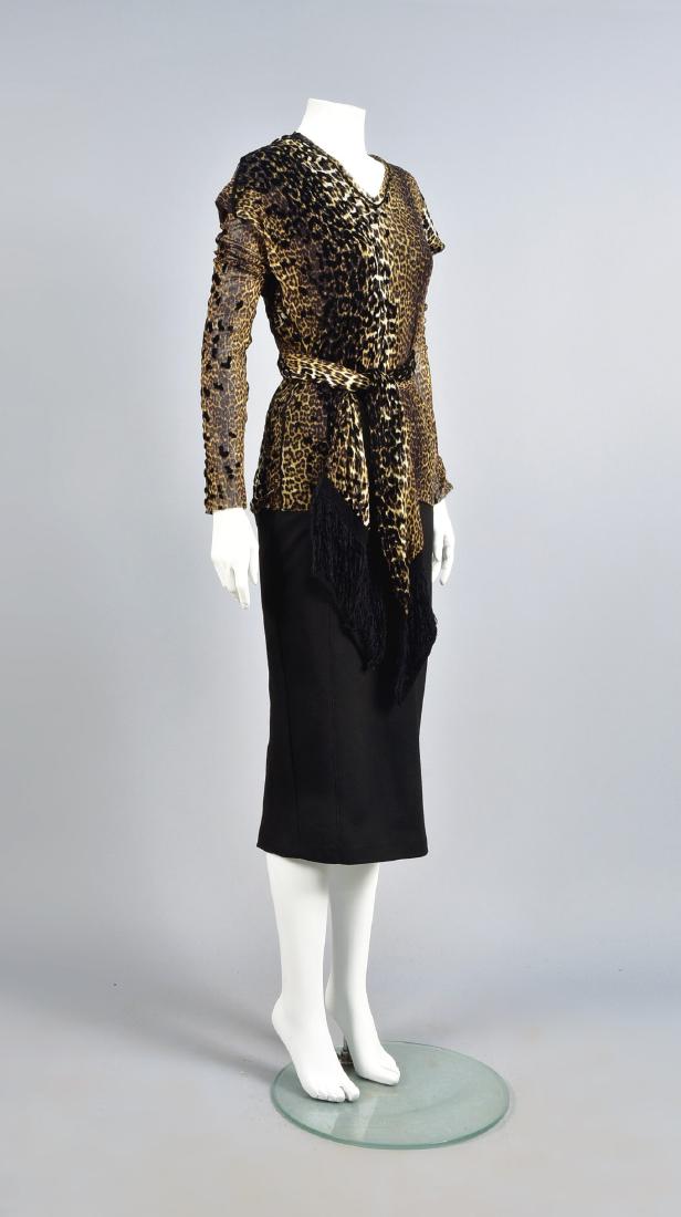 JEAN PAUL GAULTIER DEADSTOCK PRINTED NET TOP (1 of 4)