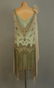 303: JEWELED FLAPPER DRESS with BEADED FRINGE, 1920's. - 4
