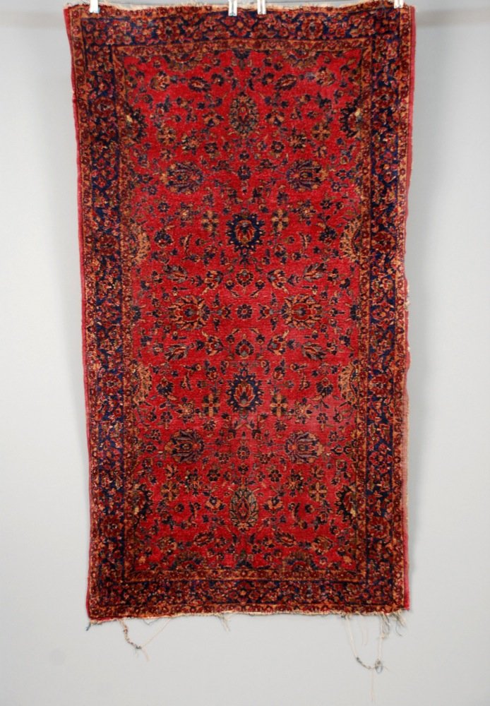 SILK KASHAN CARPET, EARLY 20th C. Very finely woven (1 of 5)