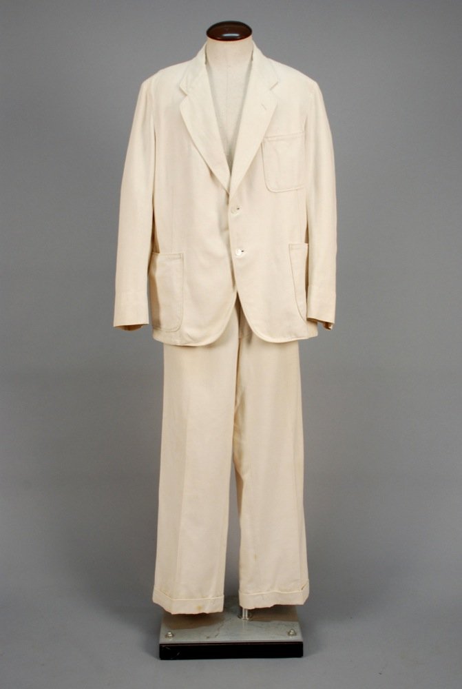 MANS CLASSIC GOODALL PALM BEACH SUIT, 1930s. Cream (1 of 5)