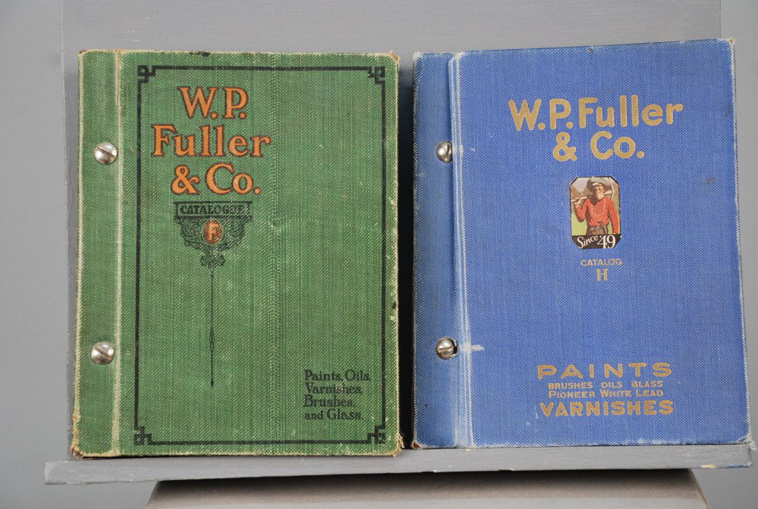 TWO W. B. FULLER PAINT CATALOGS, EARLY 20th C.  Dated (1 of 5)