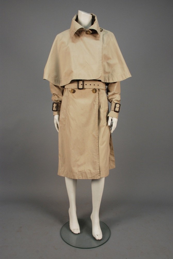 VIVIENNE WESTWOOD ANGLOMANIA TRENCH COAT, 1990s. Double (1 of 4)