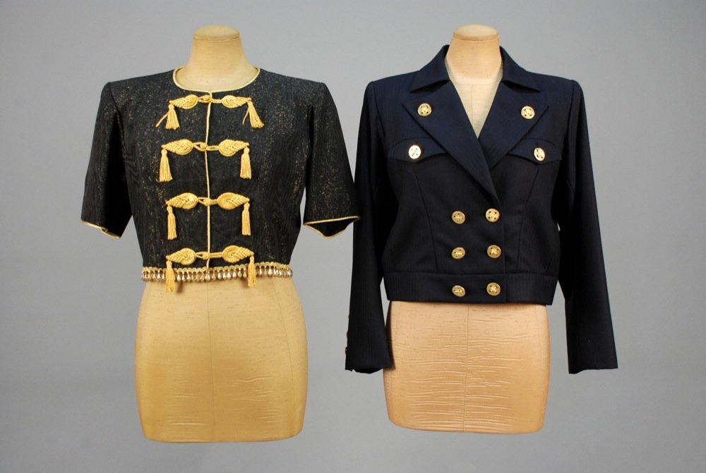 TWO YVES SAINT LAURENT RIVE GAUCHE JACKETS, LATE 20th (1 of 3)