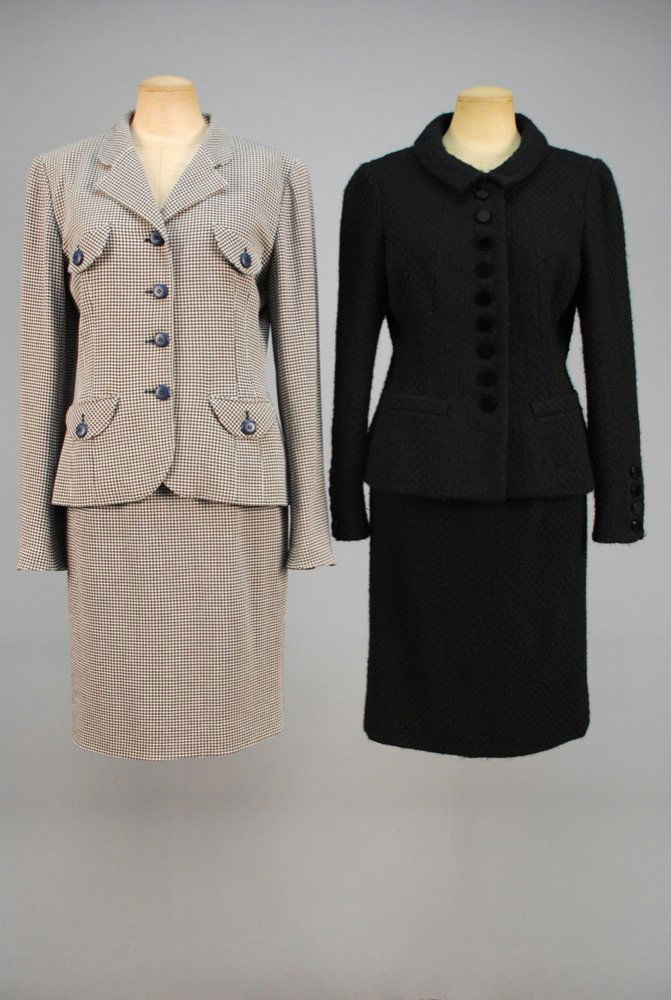 OSCAR de la RENTA and UNGARO WOOL SKIRT SUITS. Oscar (1 of 4)