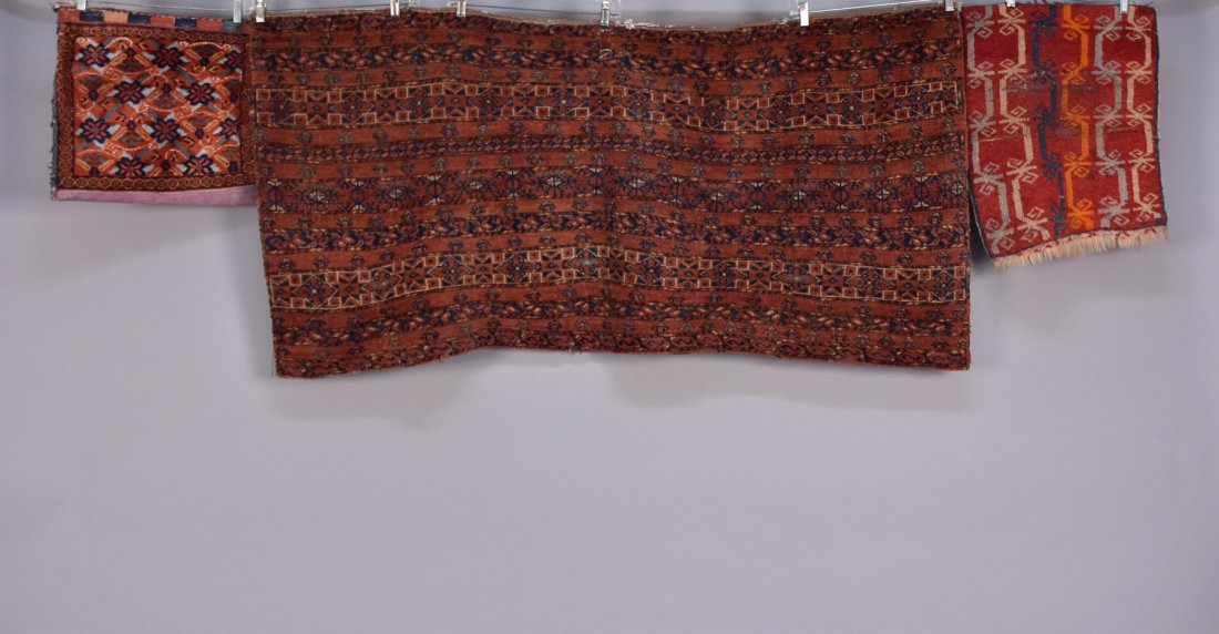 BAG FACE and FRAGMENTS, 19th - 20th C. (1 of 4)