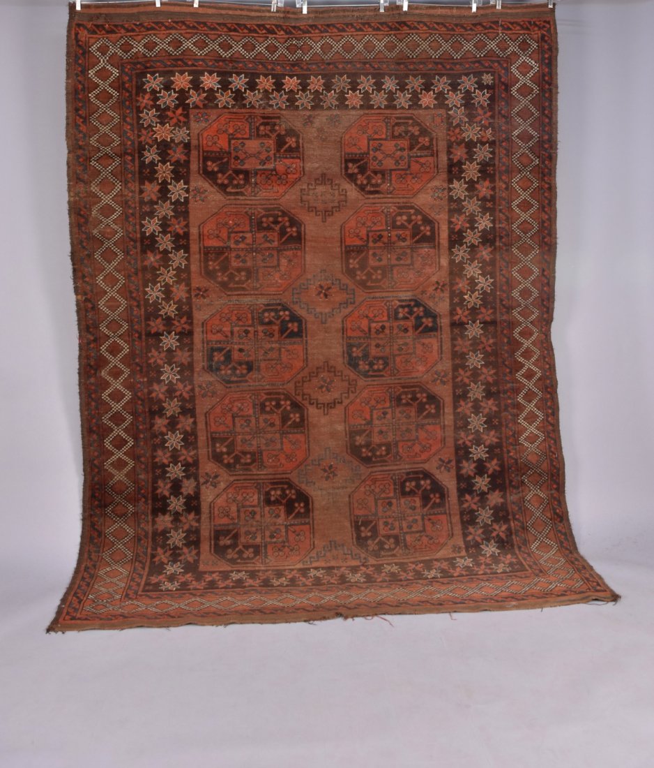 TURKMEN ERSARI CARPET, 19th C. (1 of 2)
