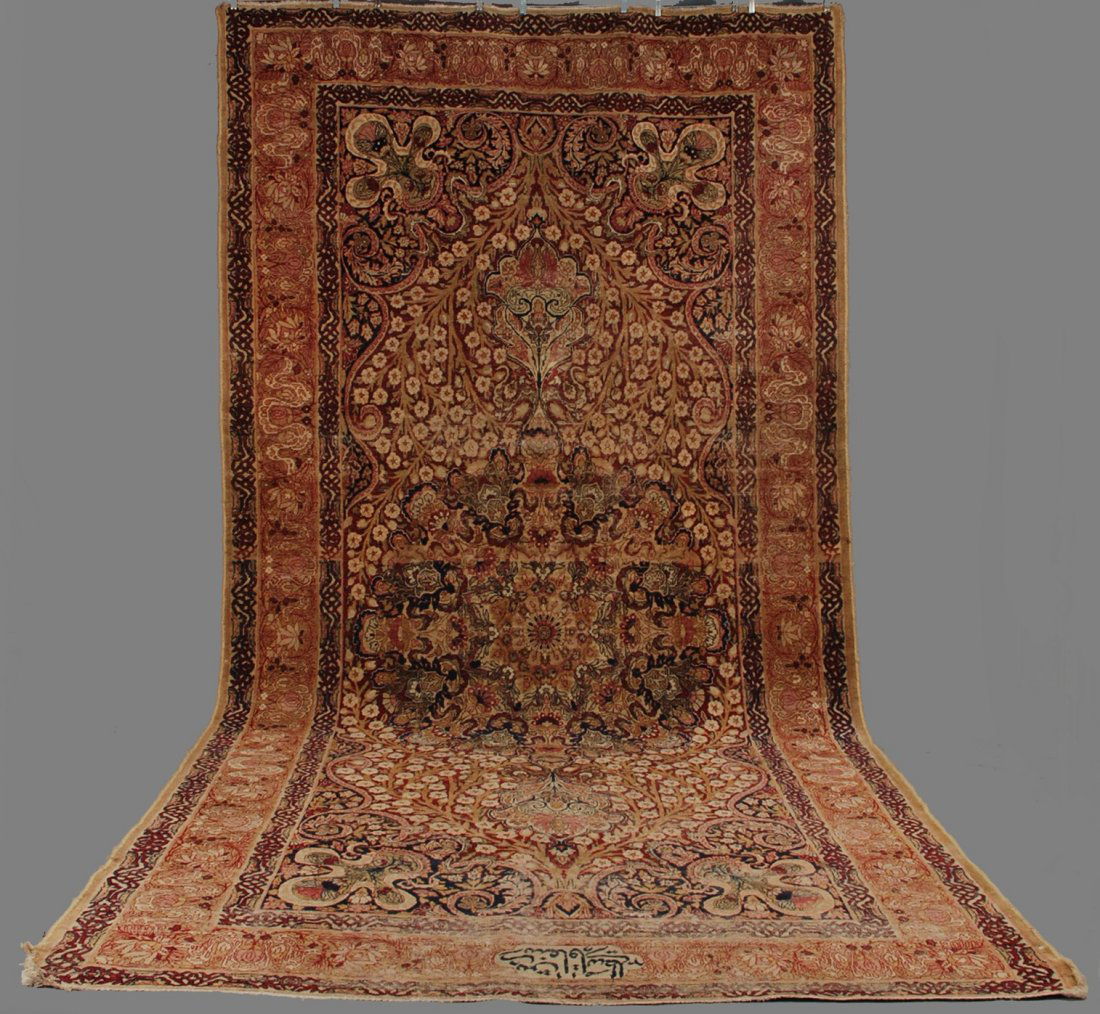 LAVAR KERMAN CORRIDOR CARPET, LATE 19th C. (1 of 6)