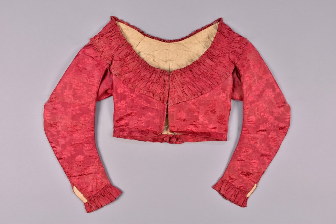 SILK SPENCER, PROBABLY FRENCH, EARLY 19th C. (1 of 3)