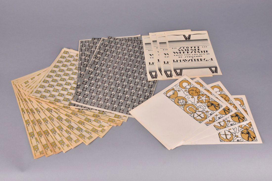 LOT of WIENER WERKSTATTE EPHEMERA, EARLY 20th C (1 of 3)