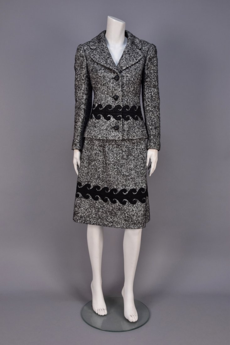 CHRISTIAN DIOR DIORLING WOOL SKIRT SUIT, 1970s. (1 of 4)