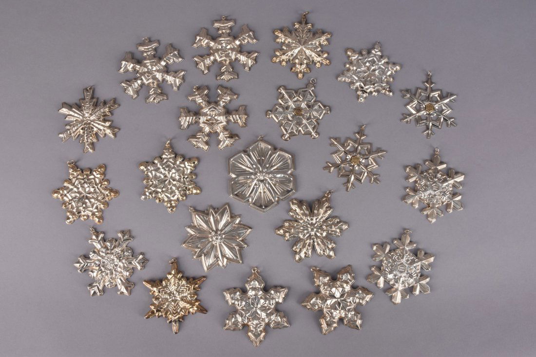 LOT of GORHAM STERLING LIMITED ANNUAL EDITION SNOWFLAKE (1 of 3)