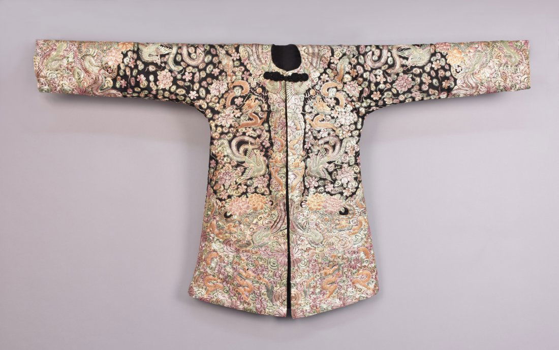 LADYS CHINESE METALLIC EMBROIDERED JACKET, MID 20th C. (1 of 5)